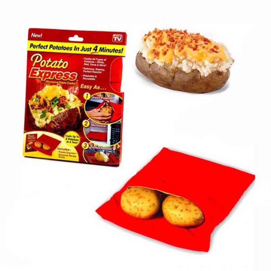 Potato Express Microwave Potato Cooker